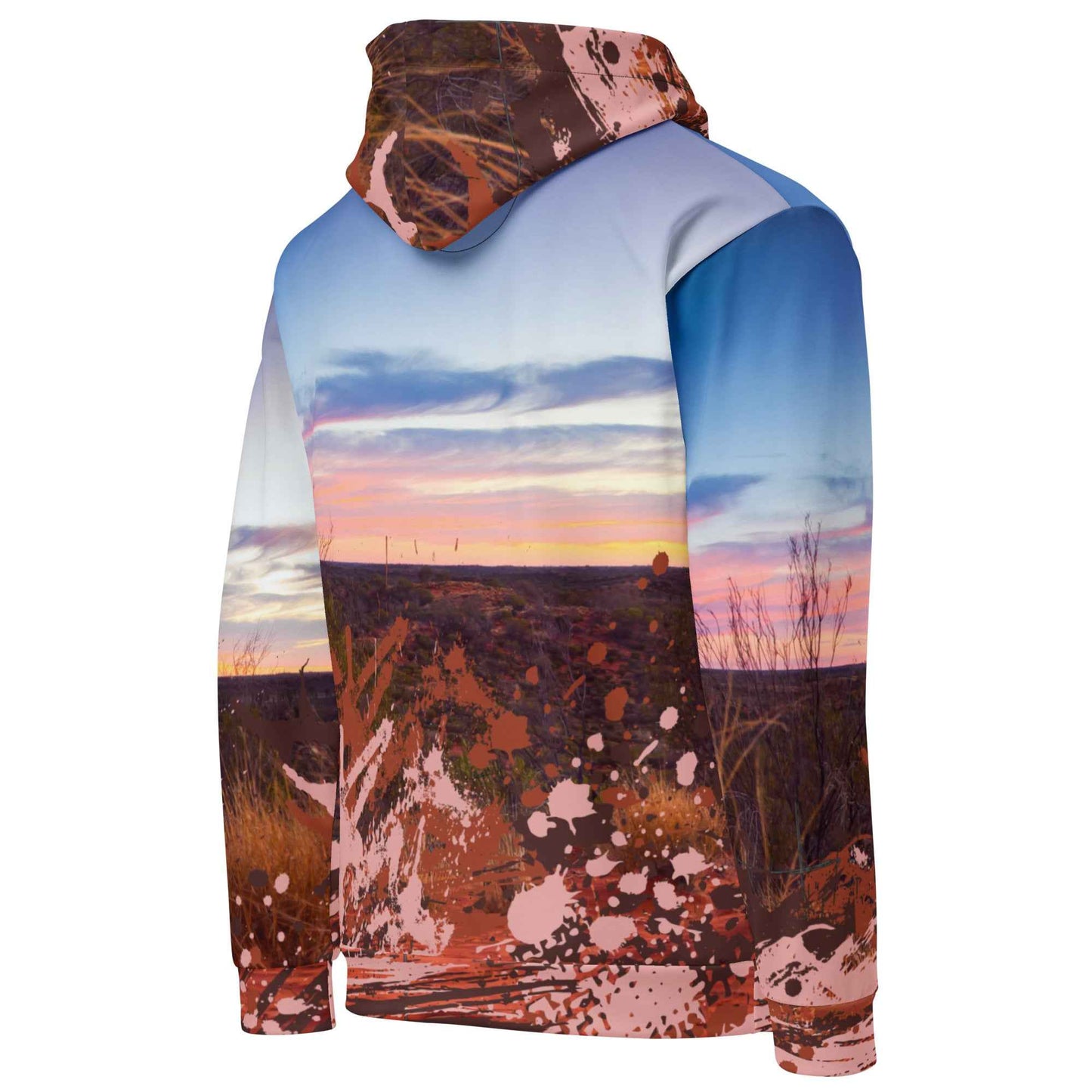 Desert Sunset Splatter Hoodie