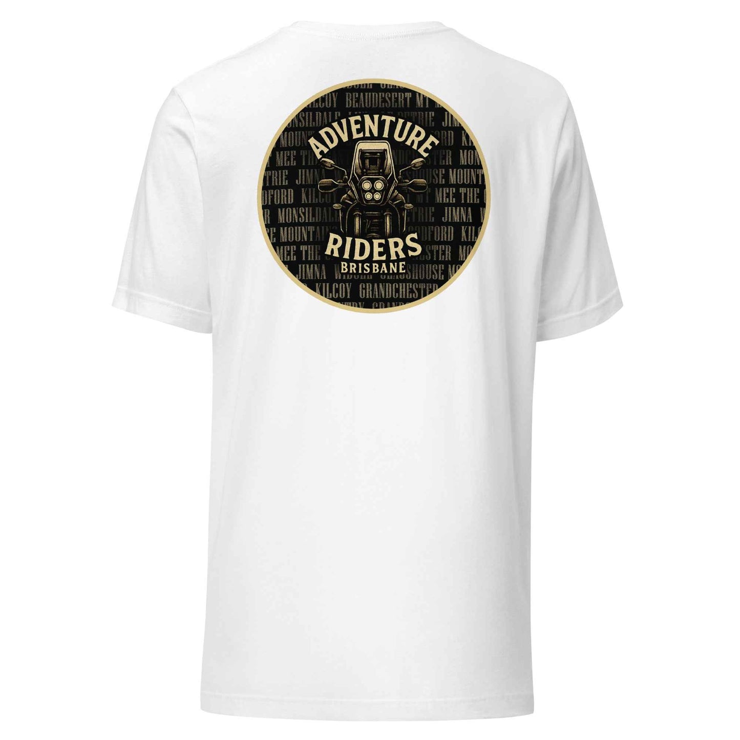 Official Adventure Riders Brisbane Backprint Tee