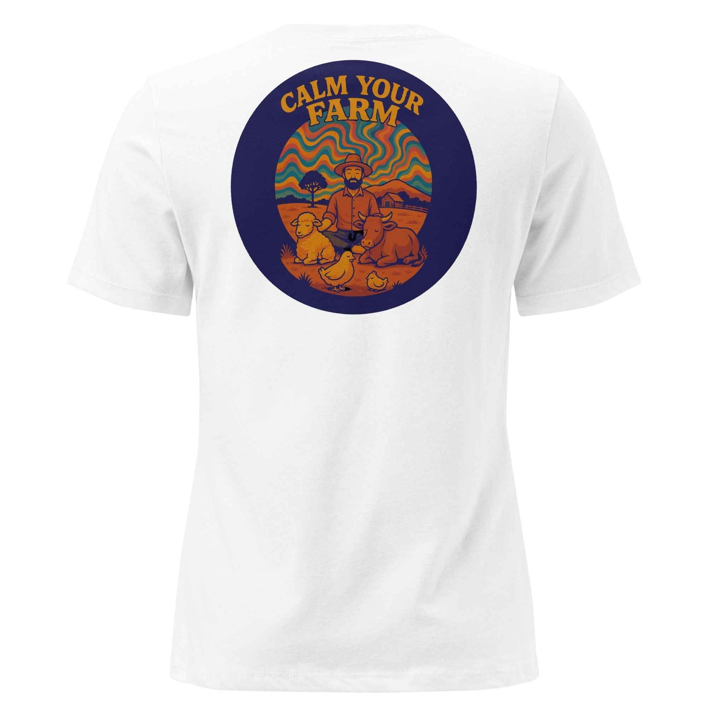 Women's Calm Farm Backprint Tee