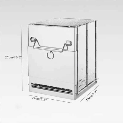 Unleash the Flavor of the Outdoors with Our Folding Wood Stove