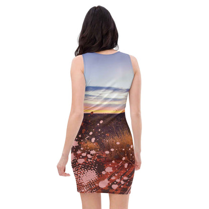 Desert Sunset Splatter Bodycon