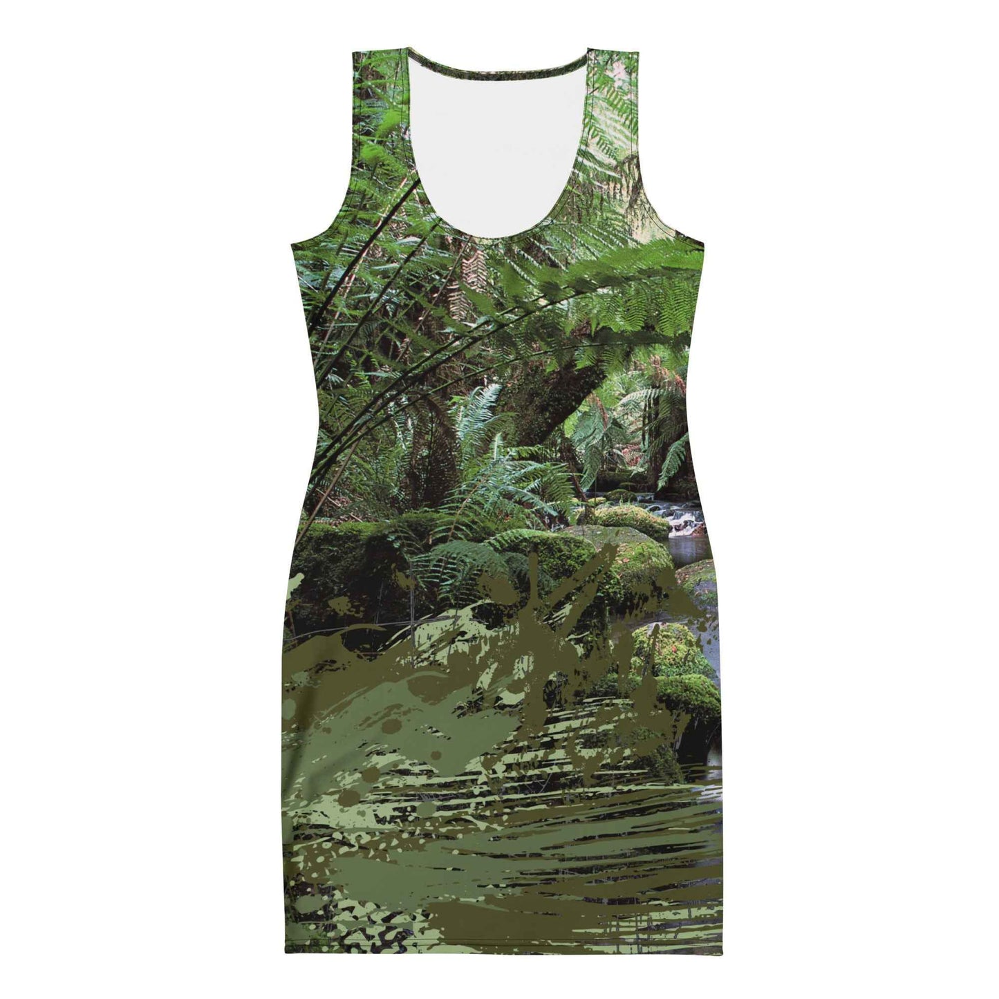 Creek Time Splatter Bodycon