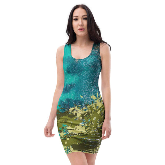 Coast Road Splatter Bodycon