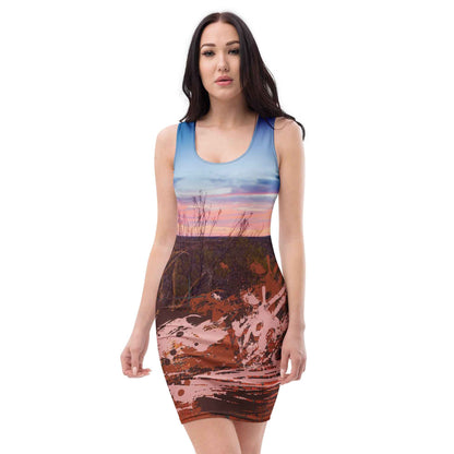 Desert Sunset Splatter Bodycon