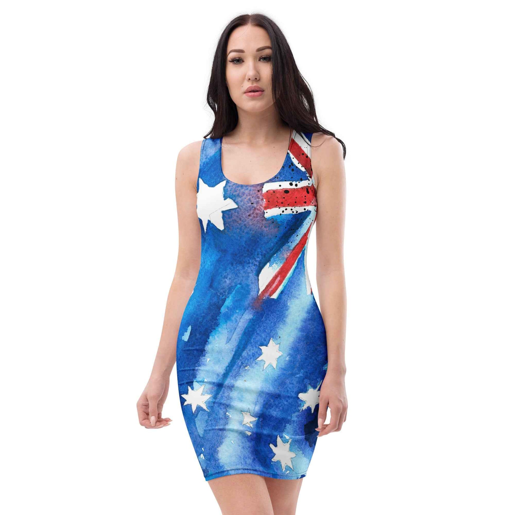 Aussie Action Flag Bodycon