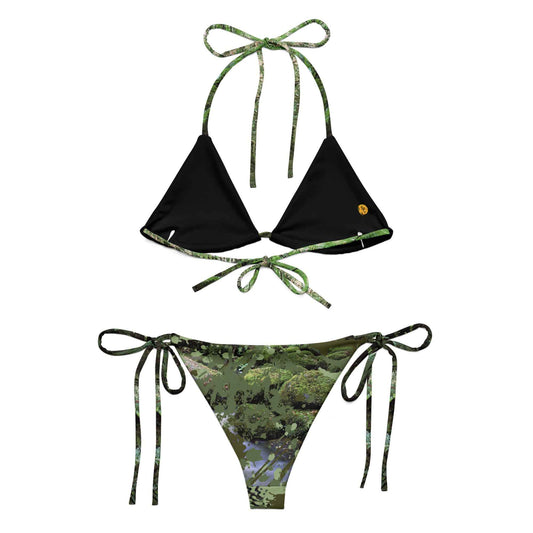 Creek Time Splatter String Bikini