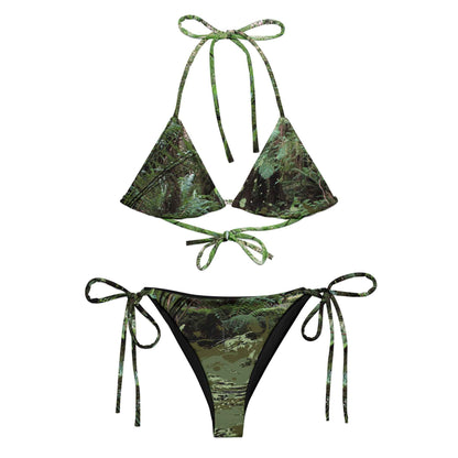 Creek Time Splatter String Bikini