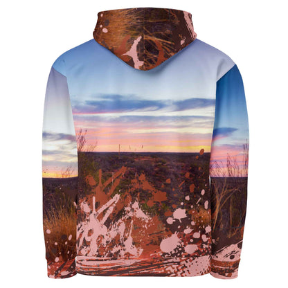 Desert Sunset Splatter Hoodie