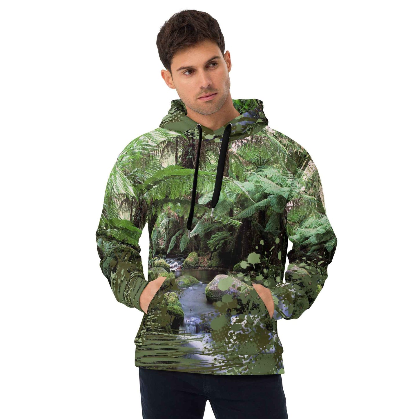 Creek Time Splatter Hoodie