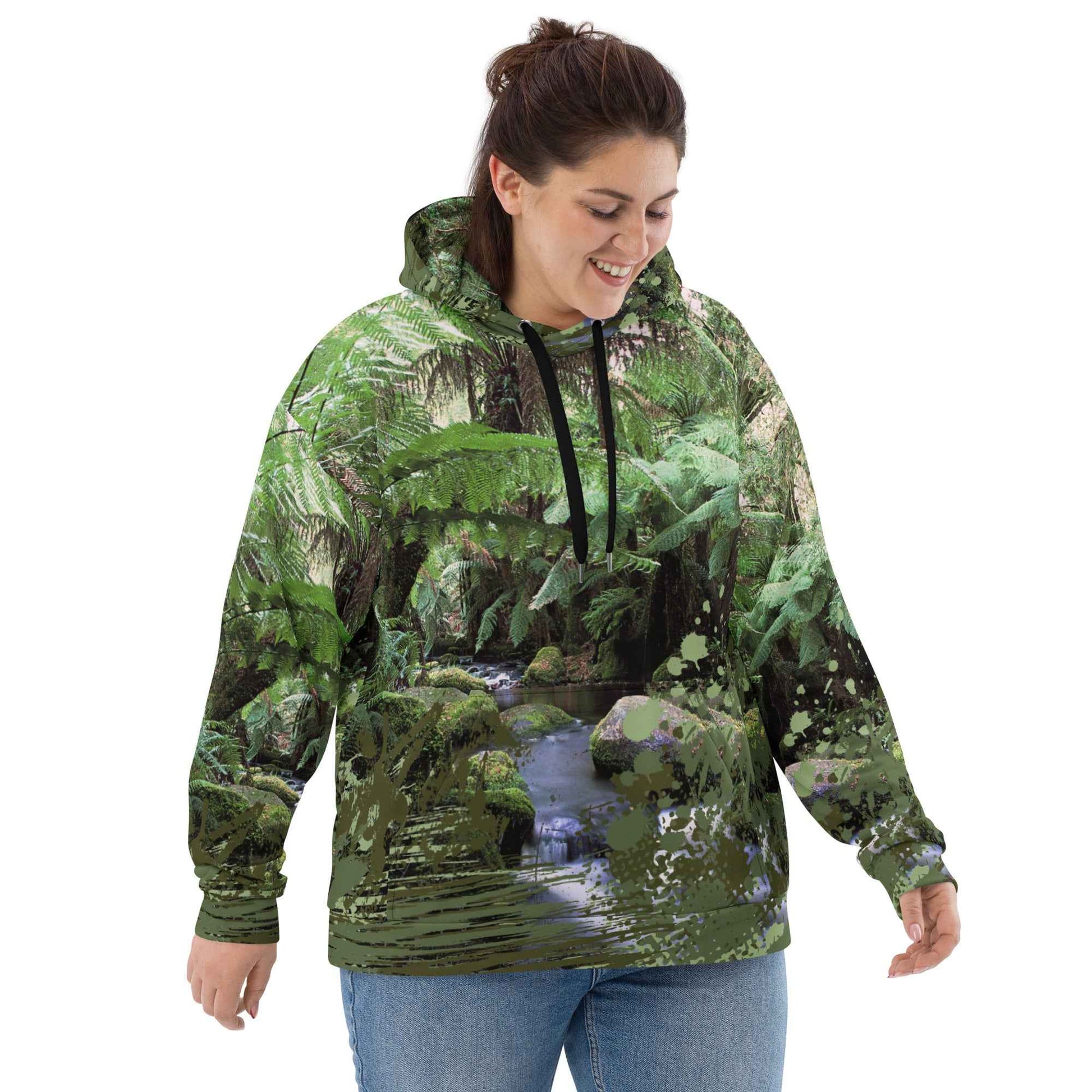 Creek Time Splatter Hoodie