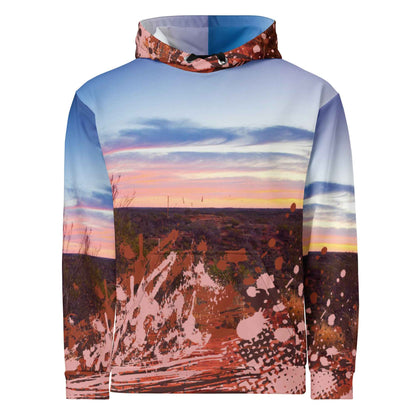 Desert Sunset Splatter Hoodie