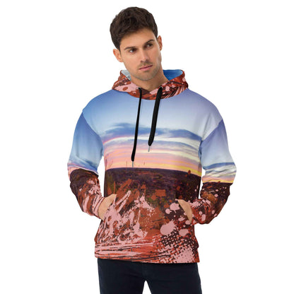 Desert Sunset Splatter Hoodie