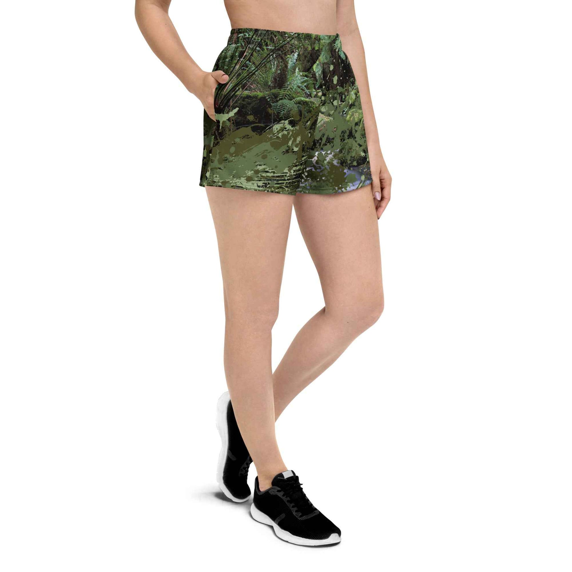 Creek Time Splatter Sports Shorts