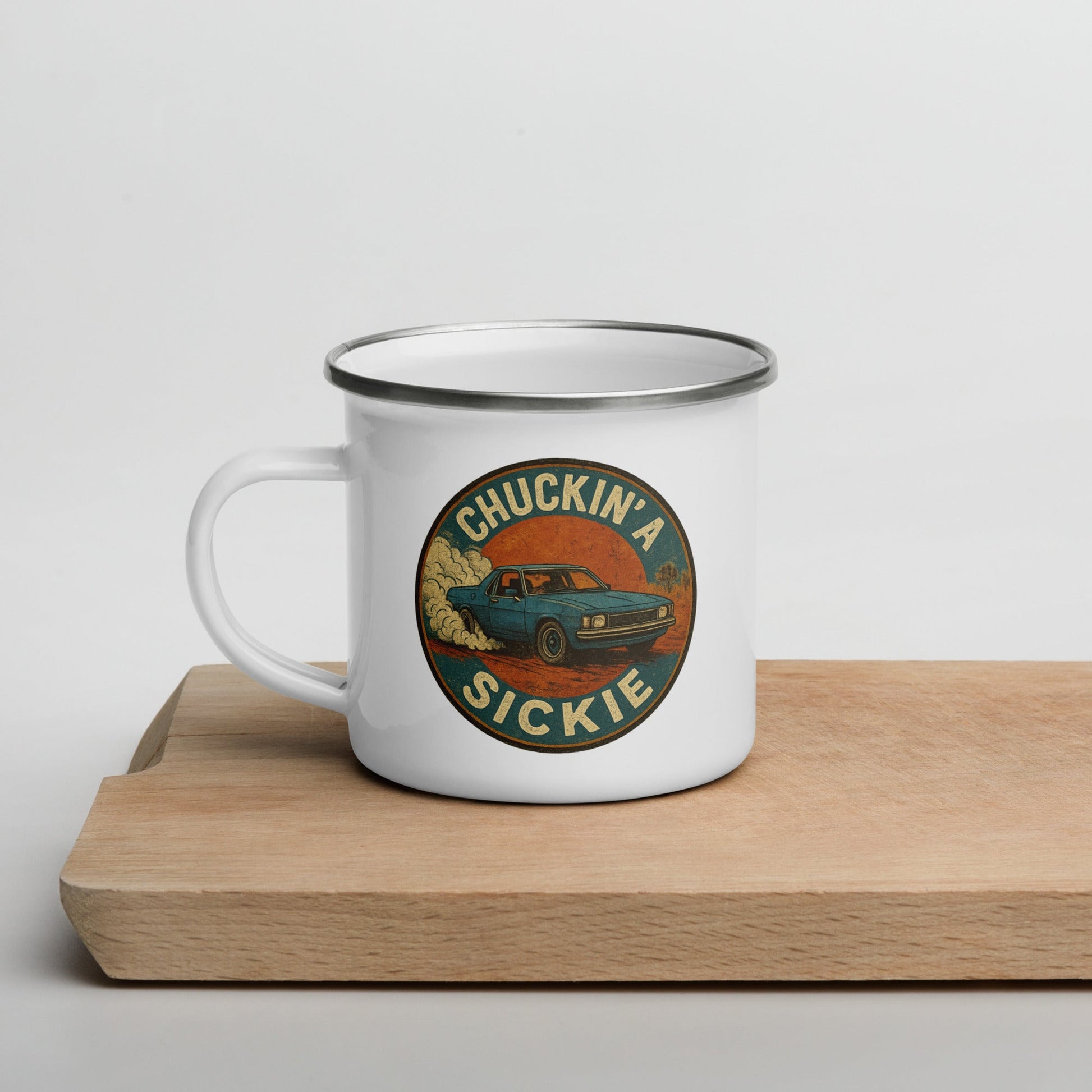 Chuck a Sickie Camping Mug