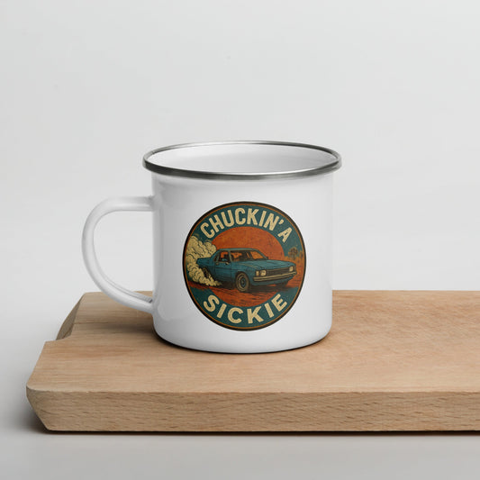 Chuck a Sickie Camping Mug