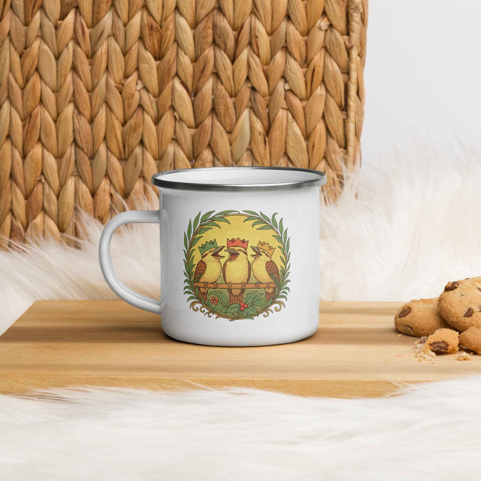 Laughing Kings Enamel Mug