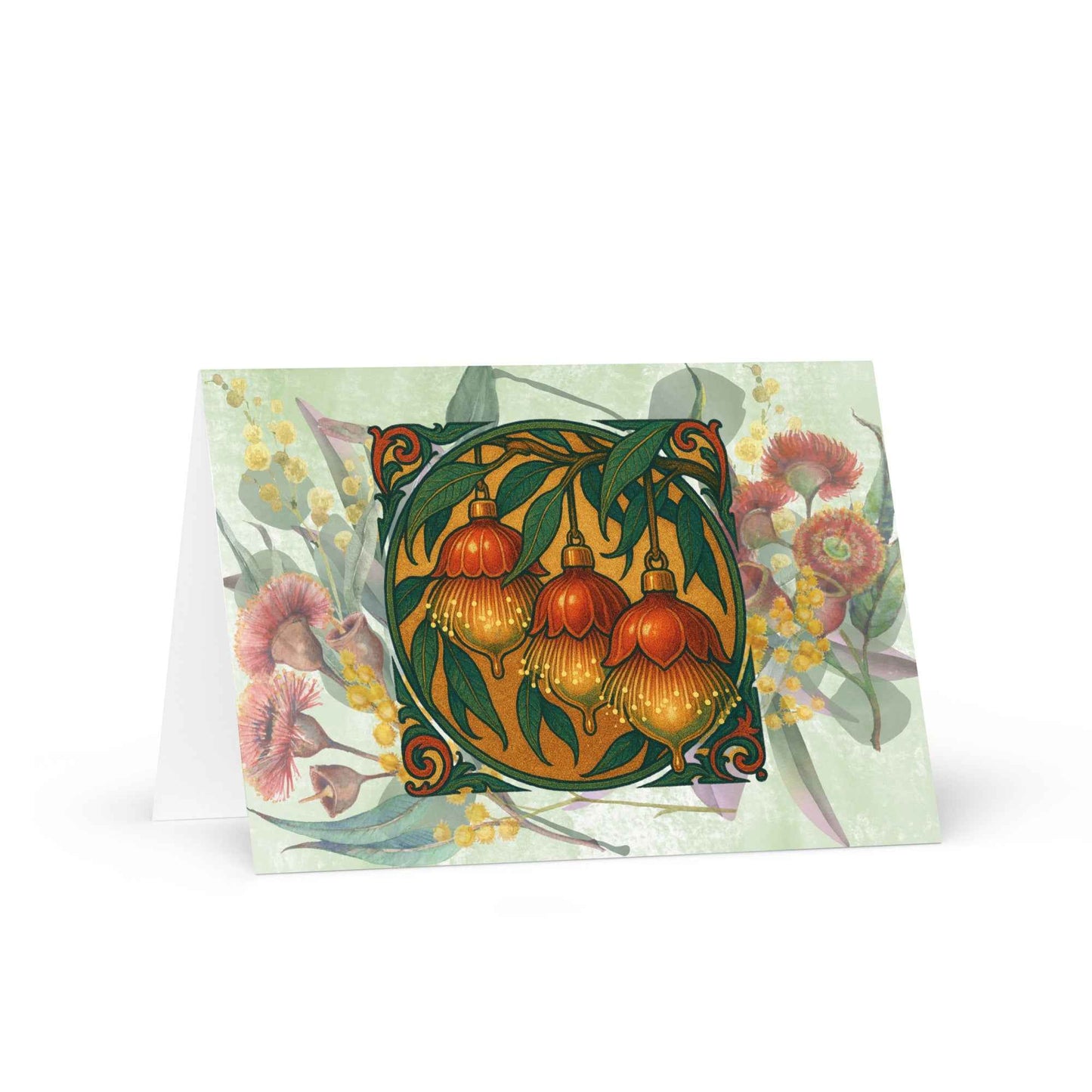 Gumnut Baubles Festive Card