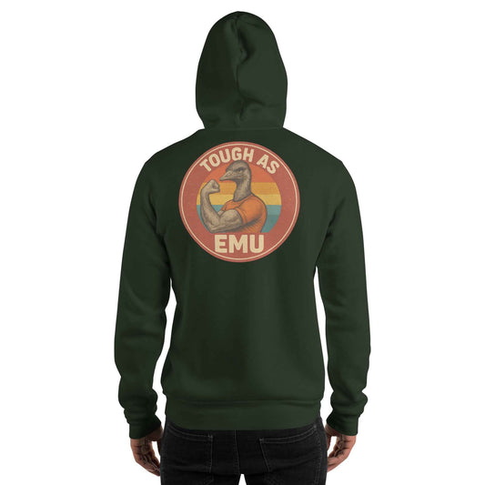 Tough As Emu Backprint Hoodie