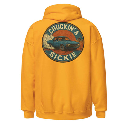 Chuckin A Sickie Backprint Hoodie