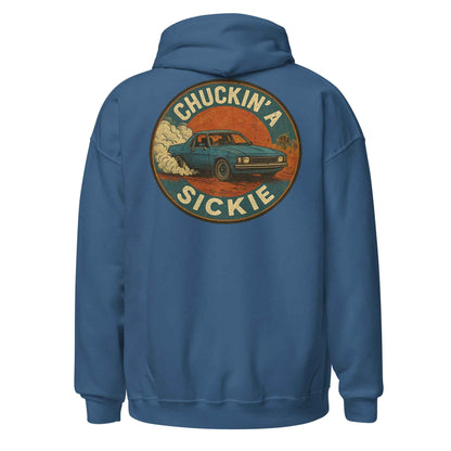 Chuckin A Sickie Backprint Hoodie