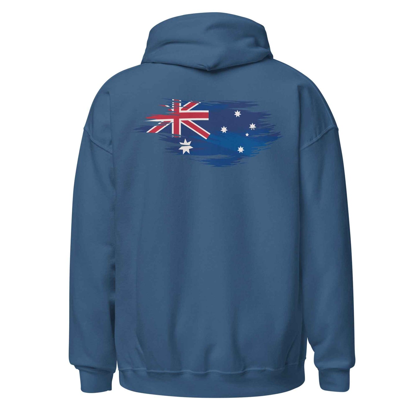 Worn Aussie Flag Backprint Hoodie