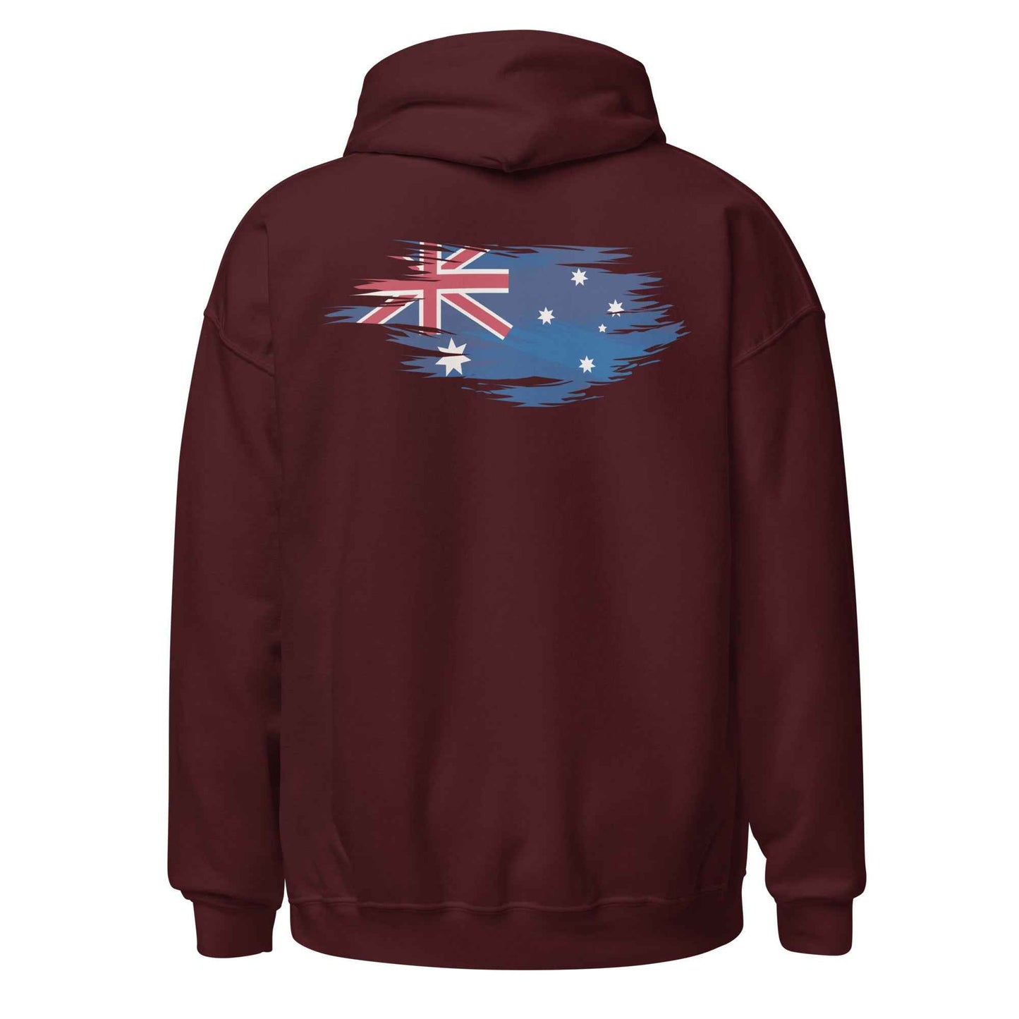 Worn Aussie Flag Backprint Hoodie