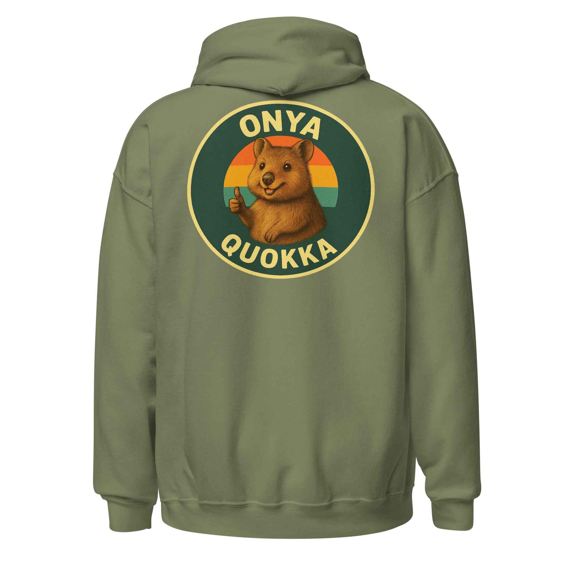 Onya Quokka Backprint Hoodie