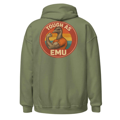 Tough As Emu Backprint Hoodie
