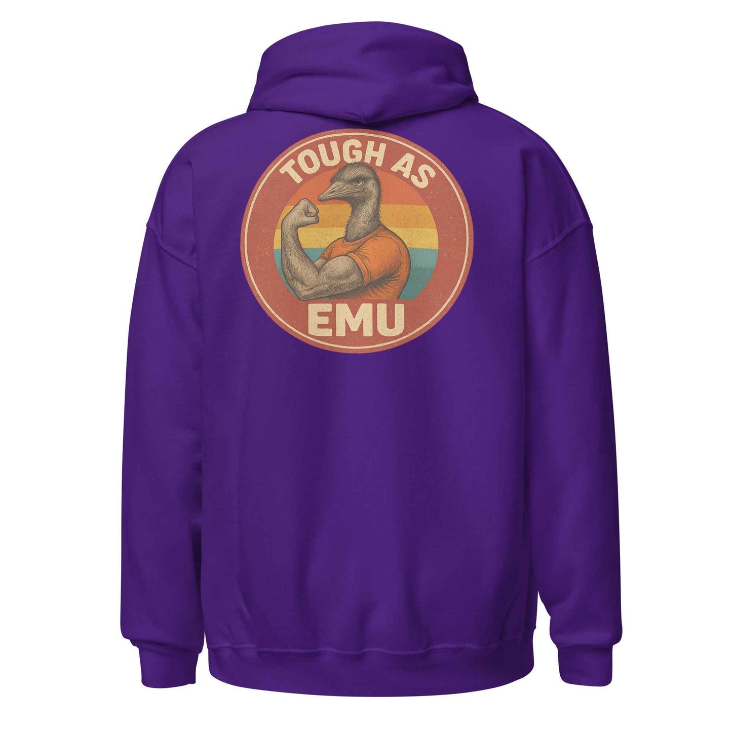 Tough As Emu Backprint Hoodie