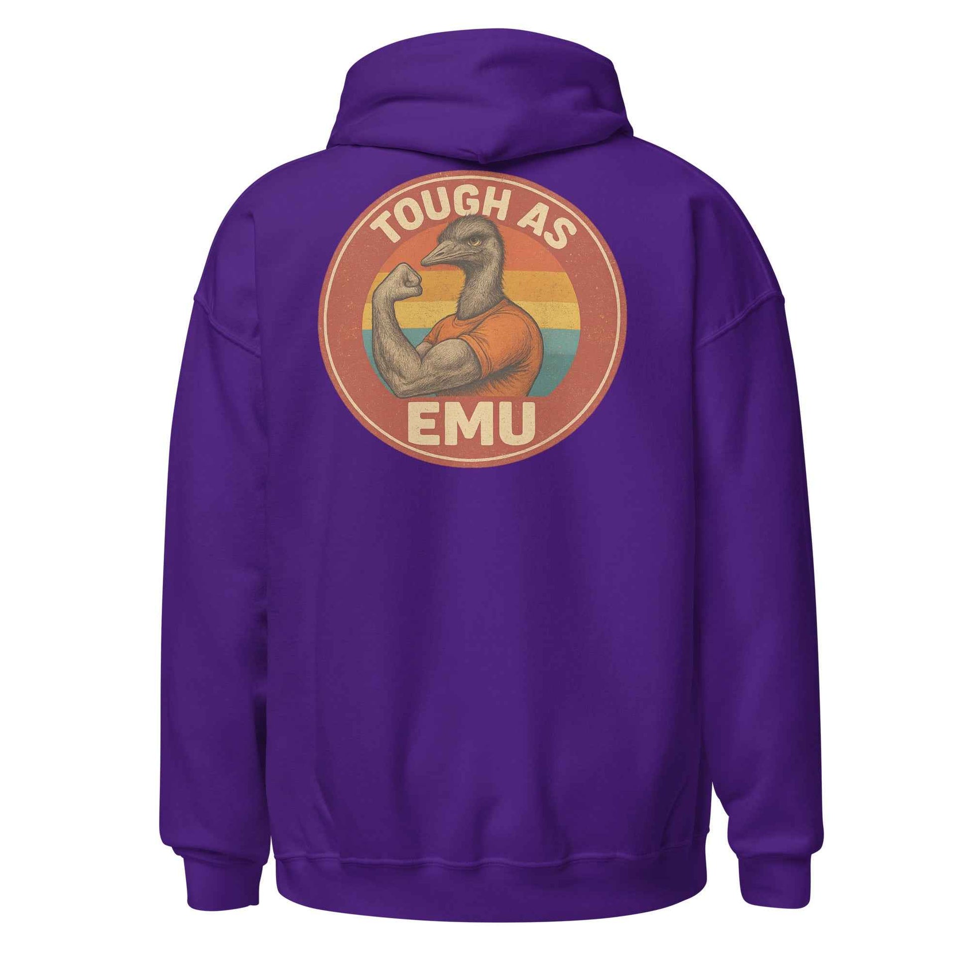 Tough As Emu Backprint Hoodie
