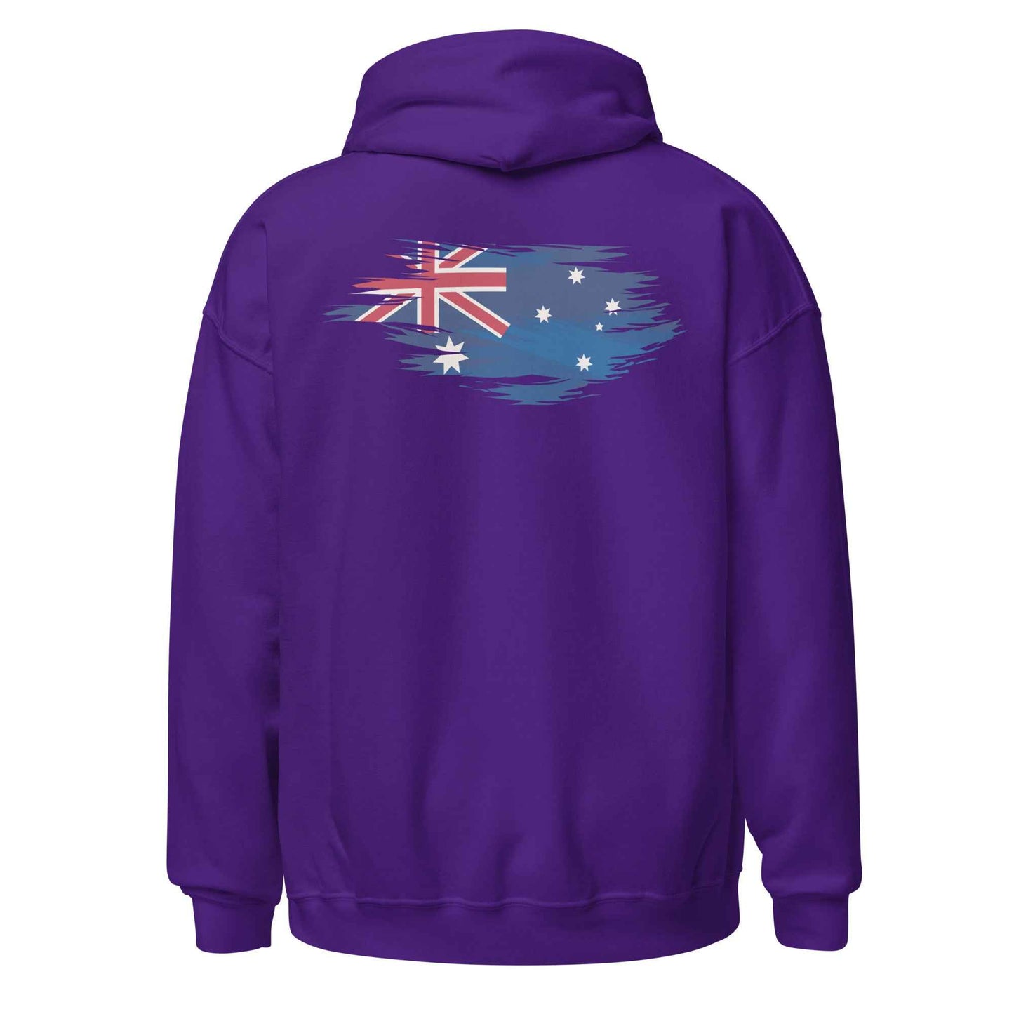 Worn Aussie Flag Backprint Hoodie
