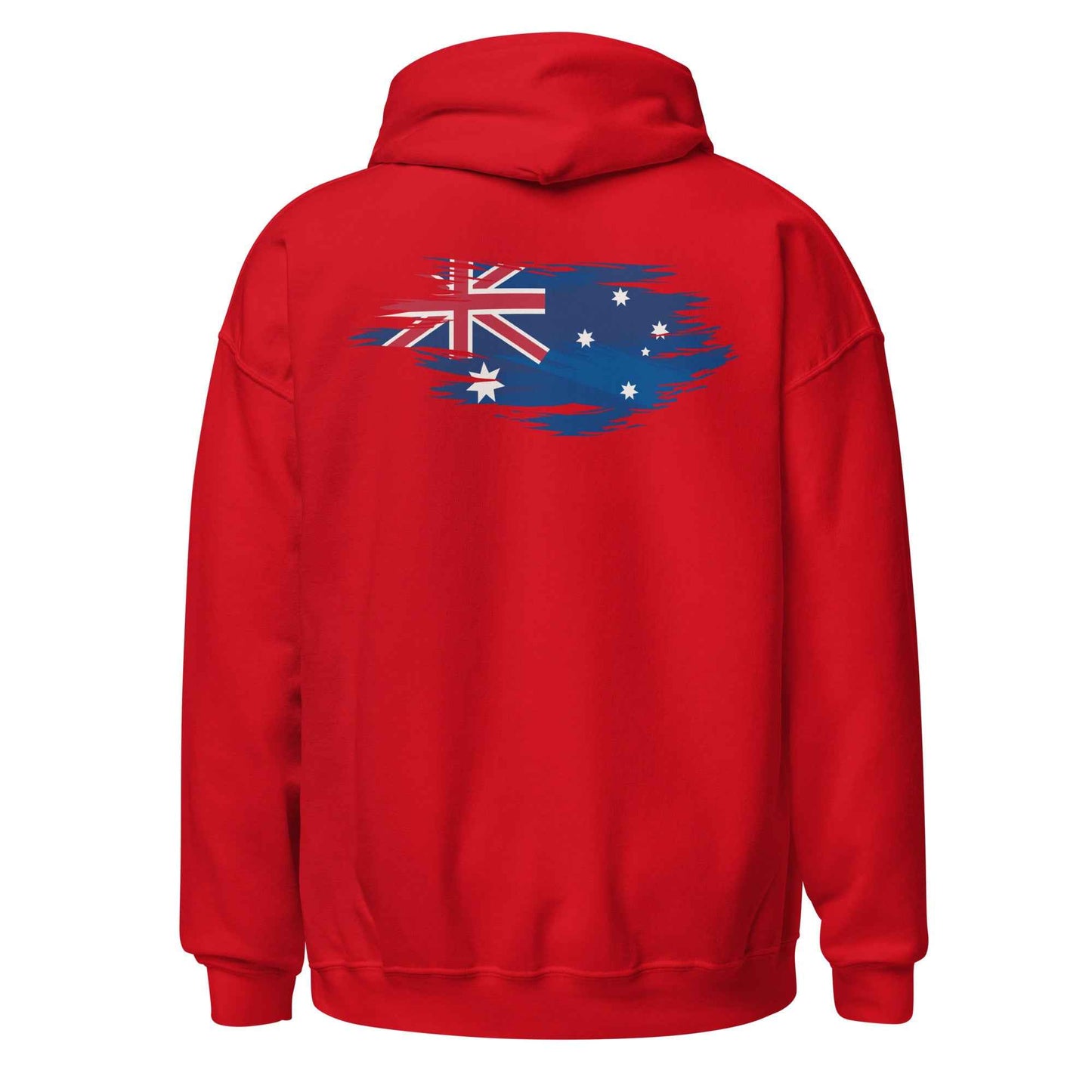 Worn Aussie Flag Backprint Hoodie