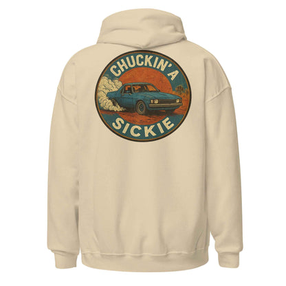 Chuckin A Sickie Backprint Hoodie