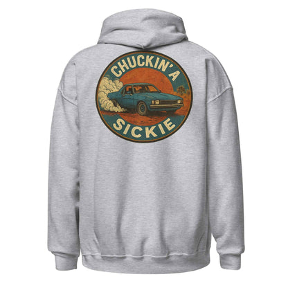Chuckin A Sickie Backprint Hoodie