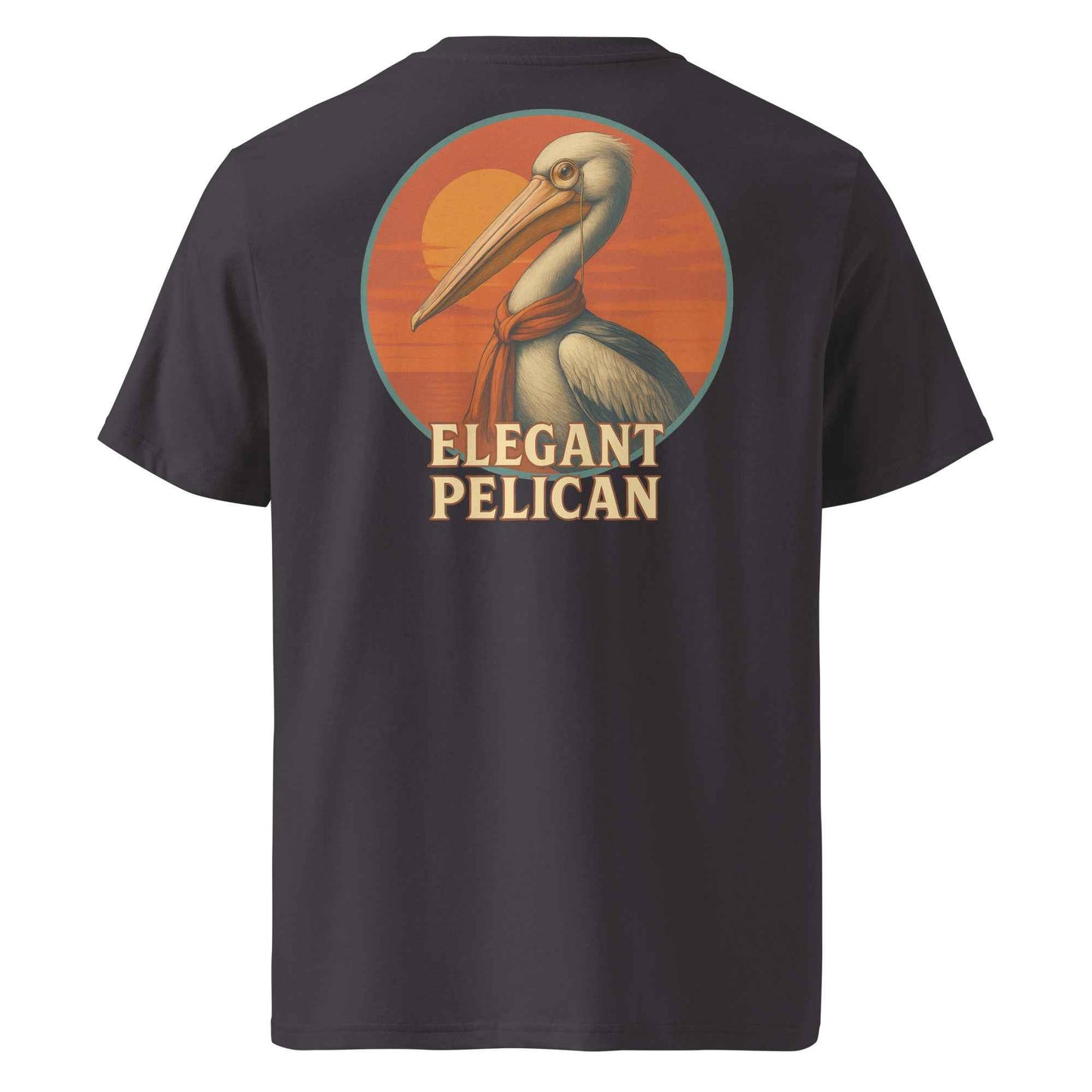 Elegant Pelican Backprint Tee