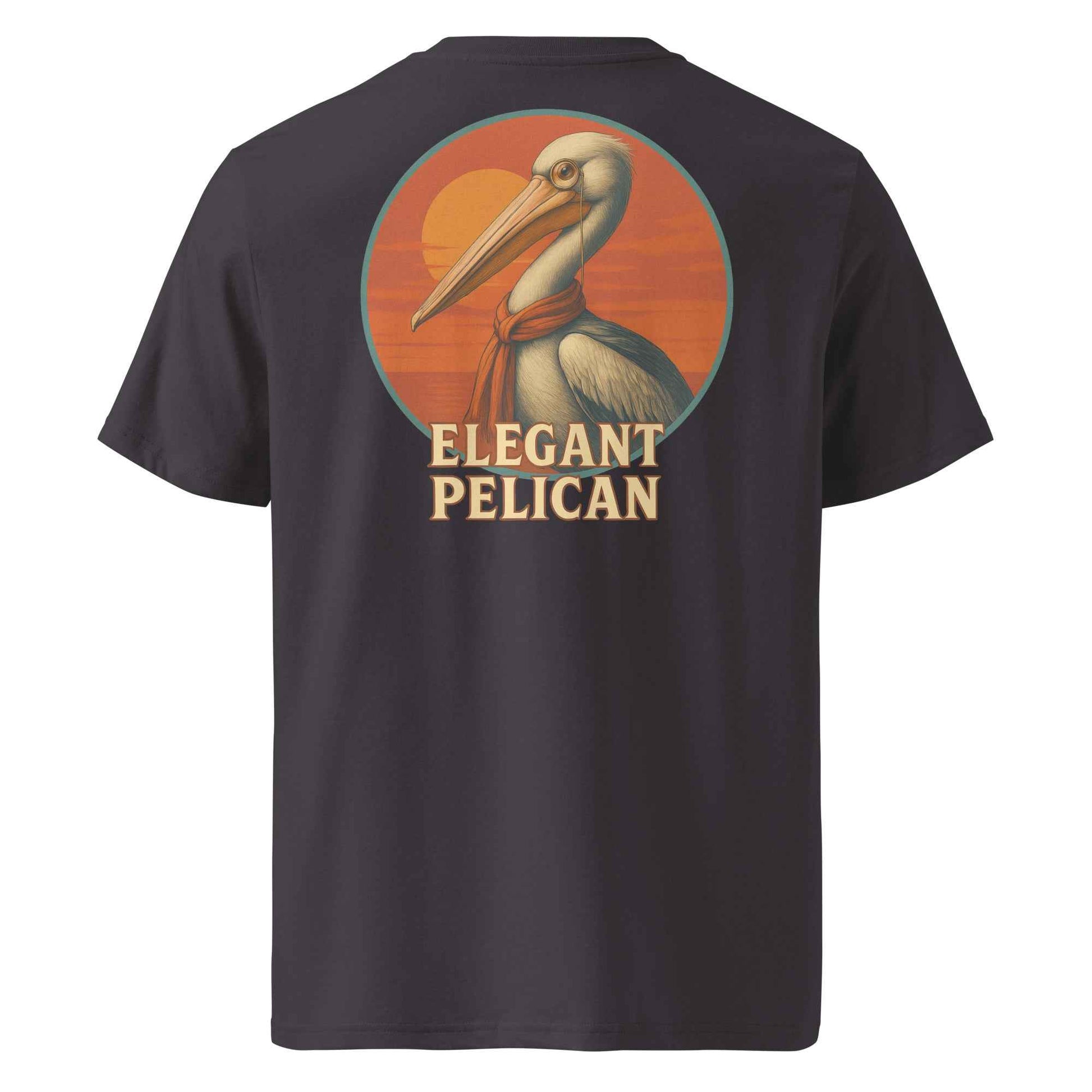 Elegant Pelican Backprint Tee
