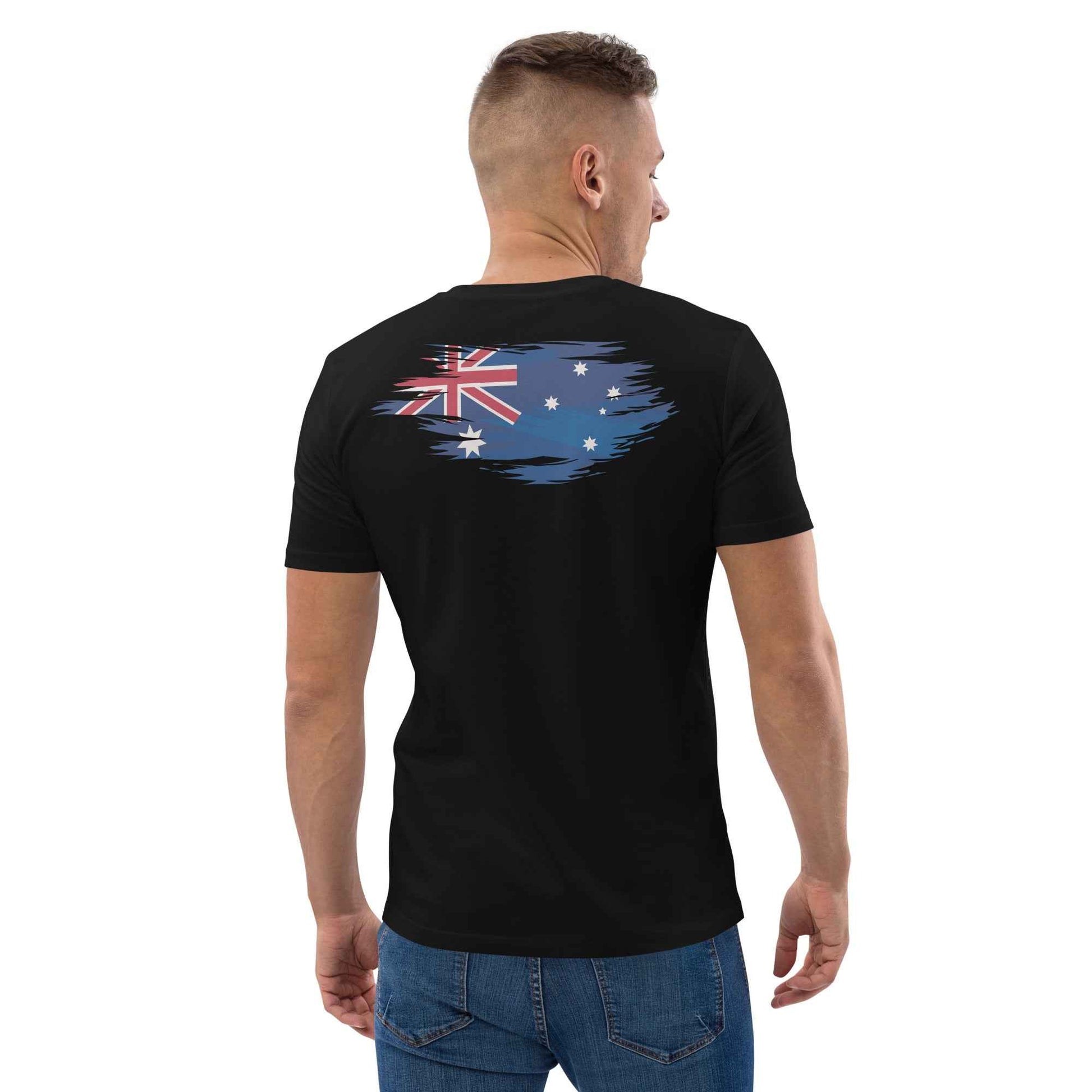 Worn Aussie Flag Backprint Tee