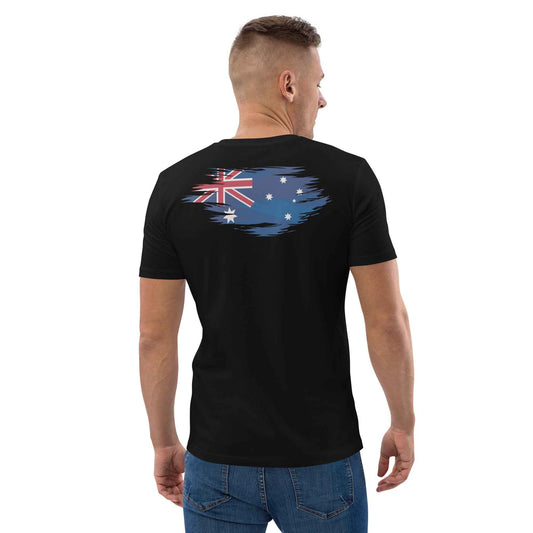 Worn Aussie Flag Backprint Tee