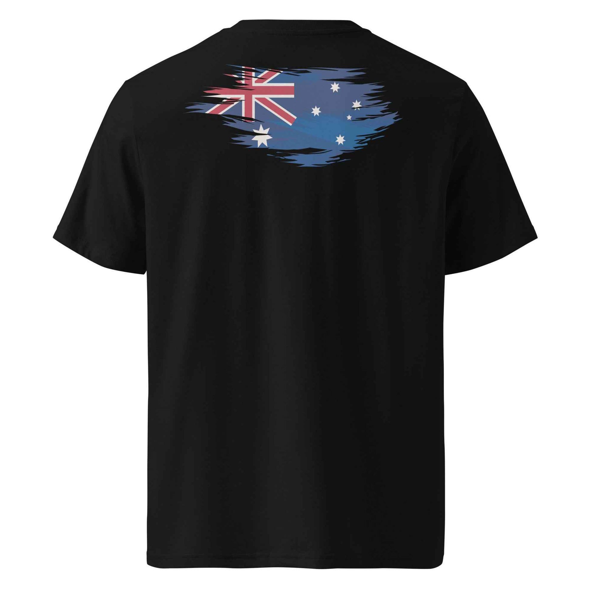 Worn Aussie Flag Backprint Tee