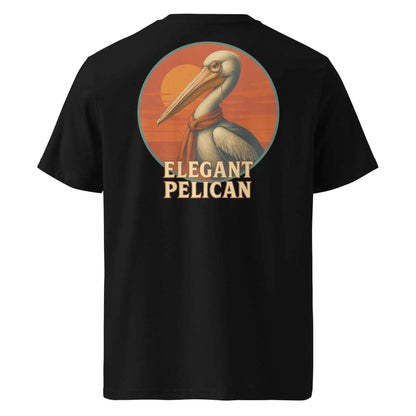 Elegant Pelican Backprint Tee