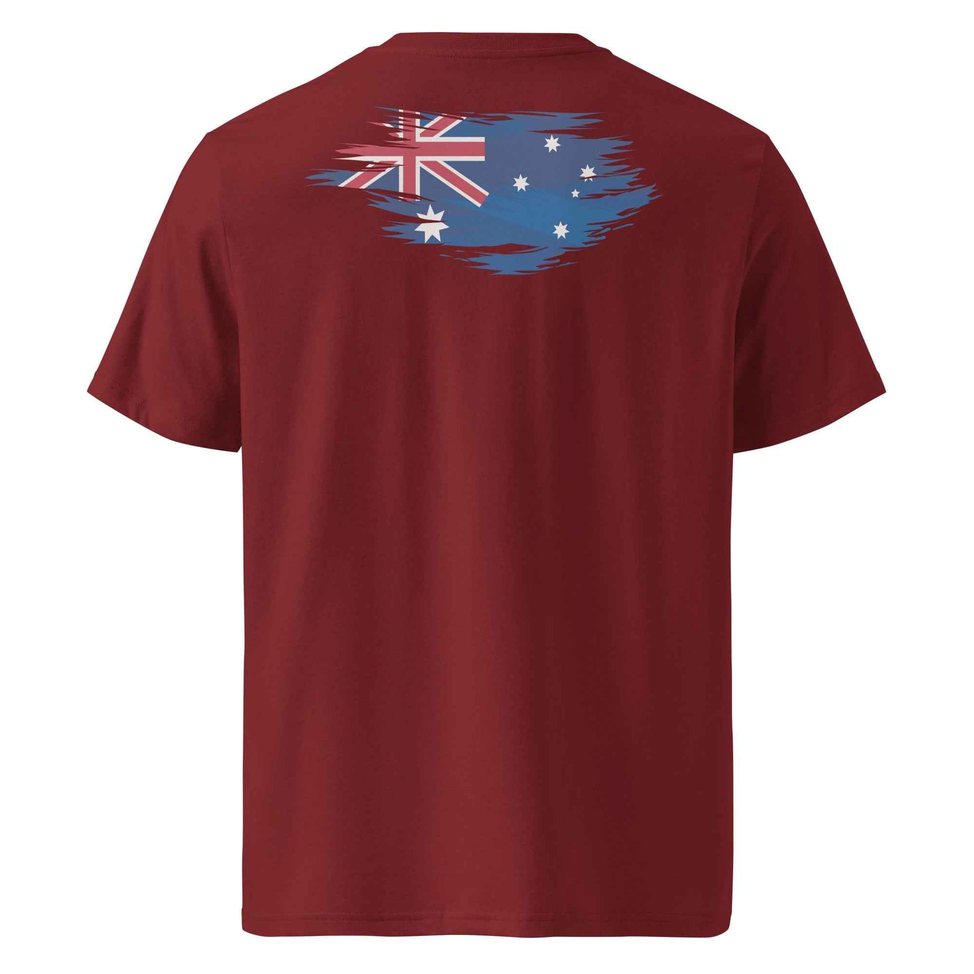Worn Aussie Flag Backprint Tee
