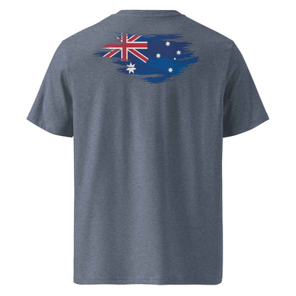 Worn Aussie Flag Backprint Tee