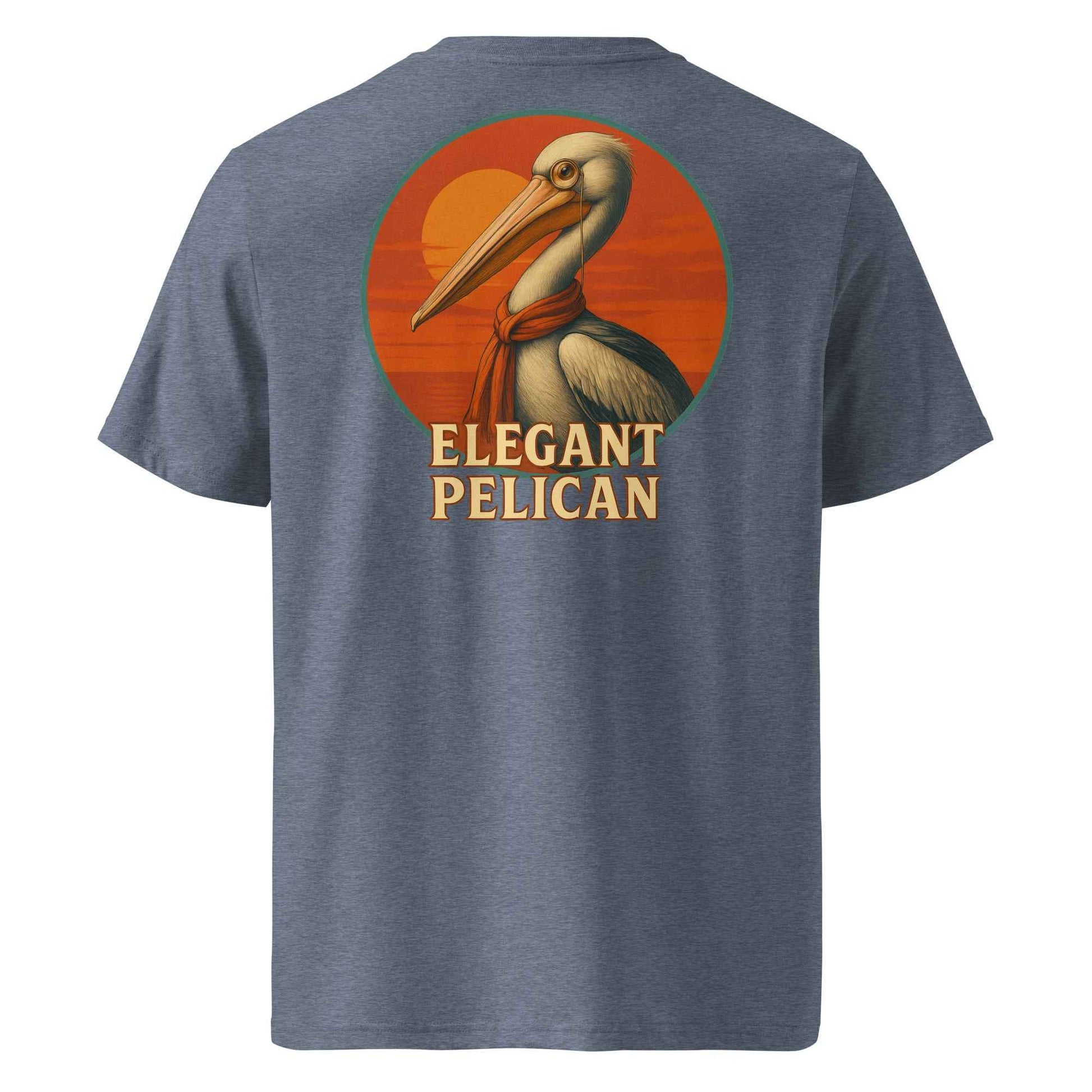 Elegant Pelican Backprint Tee