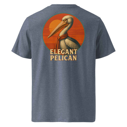 Elegant Pelican Backprint Tee