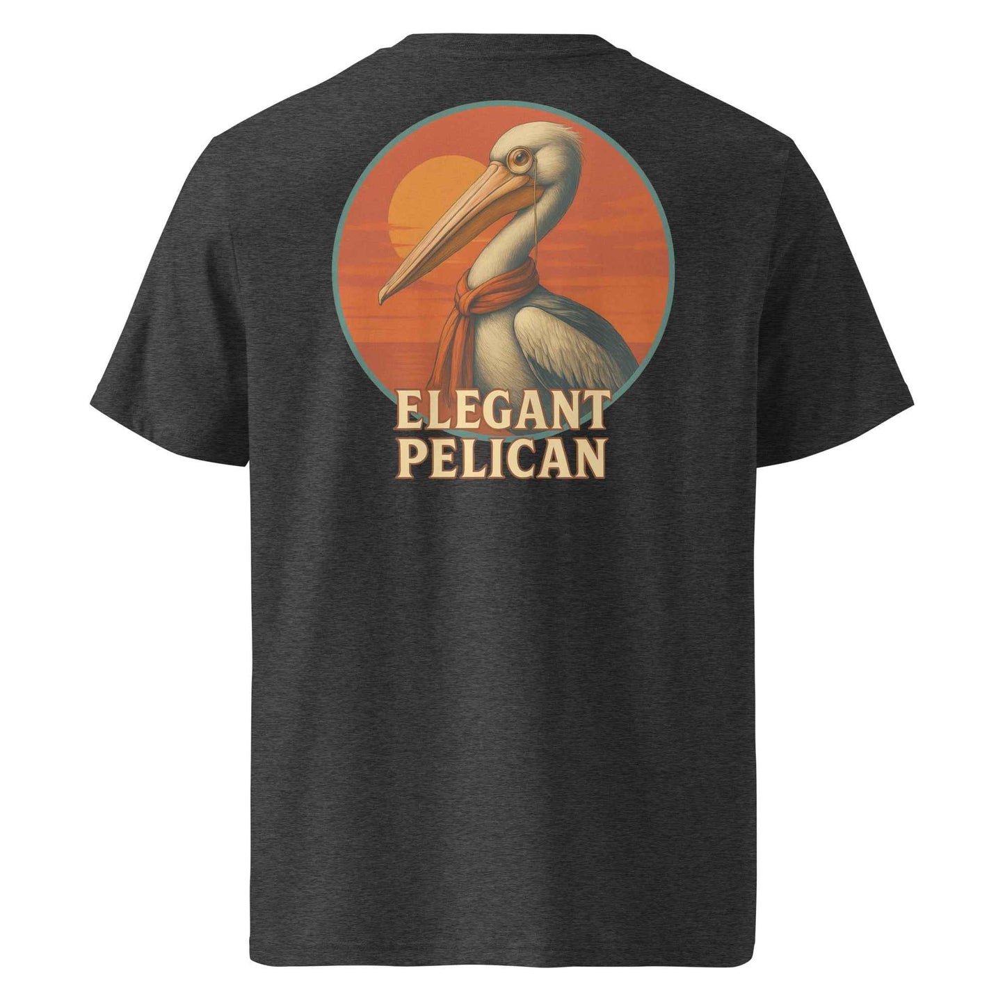 Elegant Pelican Backprint Tee