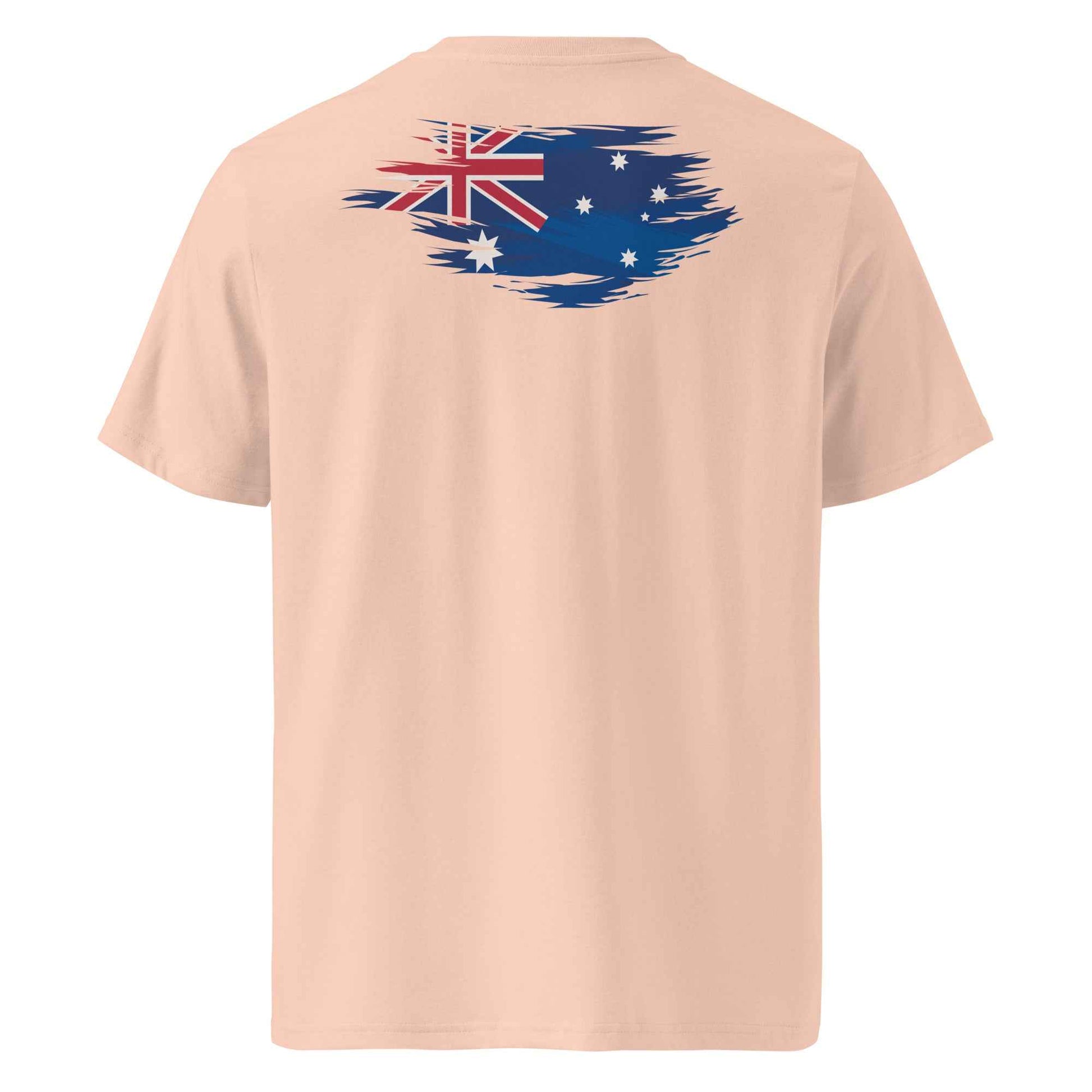 Worn Aussie Flag Backprint Tee