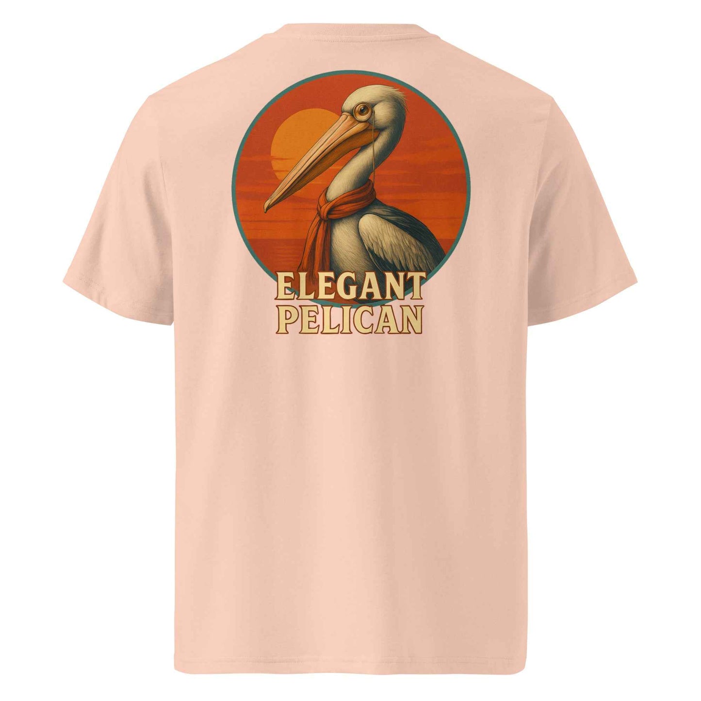 Elegant Pelican Backprint Tee