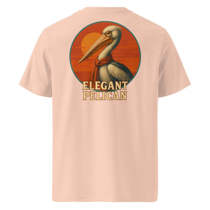 Elegant Pelican Backprint Tee