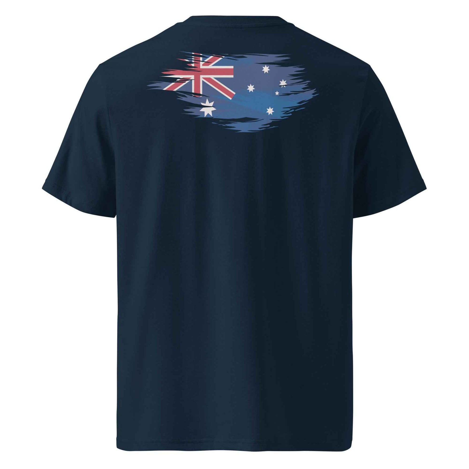 Worn Aussie Flag Backprint Tee
