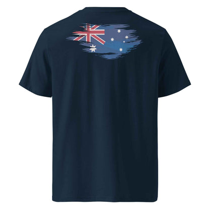 Worn Aussie Flag Backprint Tee